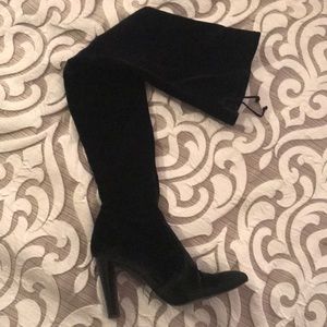 Stuart Weitzman over-the-knee boots w original bag